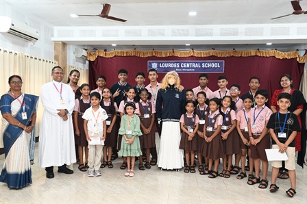 Inauguration of  ‘Iris’ AI Teaching Robot